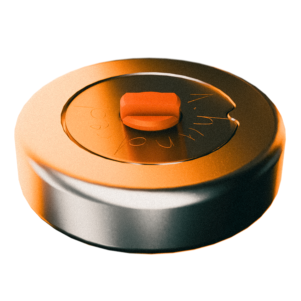 Die Seedclamp mit einer gravierten Seedplatte für den Seedburger auf der "1. hundred" steht.