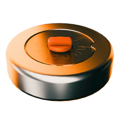 Die Seedclamp mit einer gravierten Seedplatte für den Seedburger auf der "1. hundred" steht.