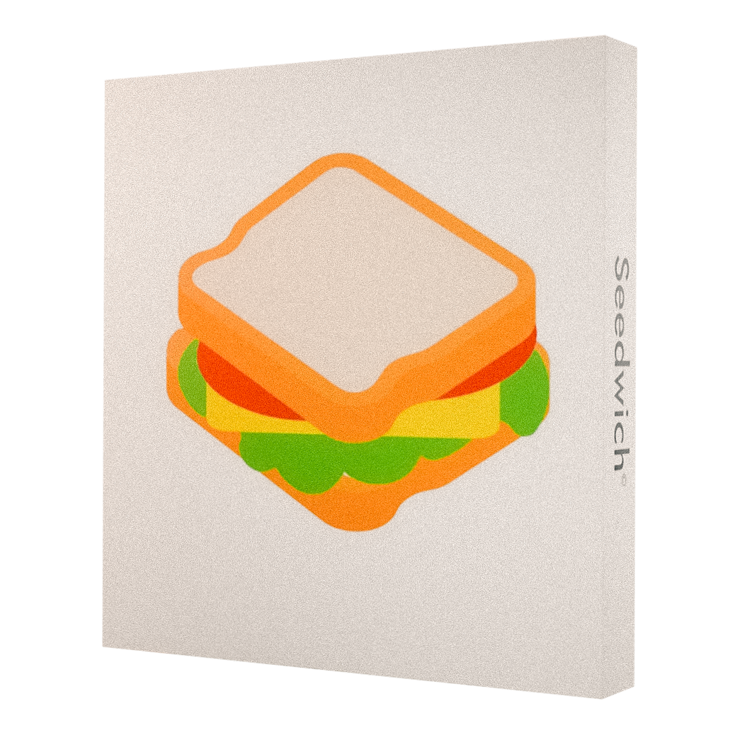 Die Verpackung von Seedwich von Bitpen