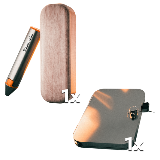 Einmal der Bitpen mini und das Seedwich aus Edelstahl 316l