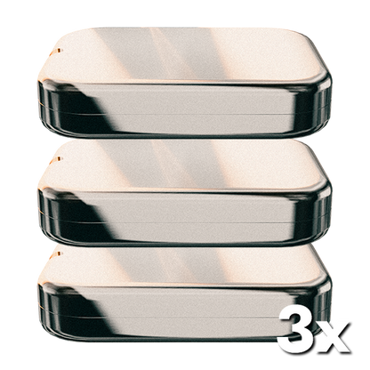 3 mal die Seedwich Hüllen übereinander gestapelt: Die Seedbox drei mal