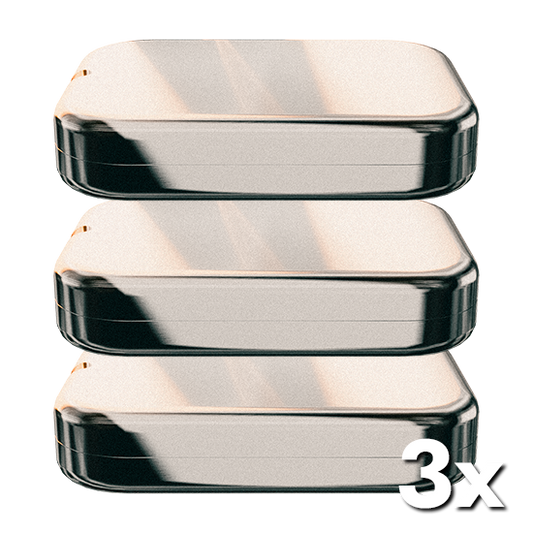 3 mal die Seedwich Hüllen übereinander gestapelt: Die Seedbox drei mal