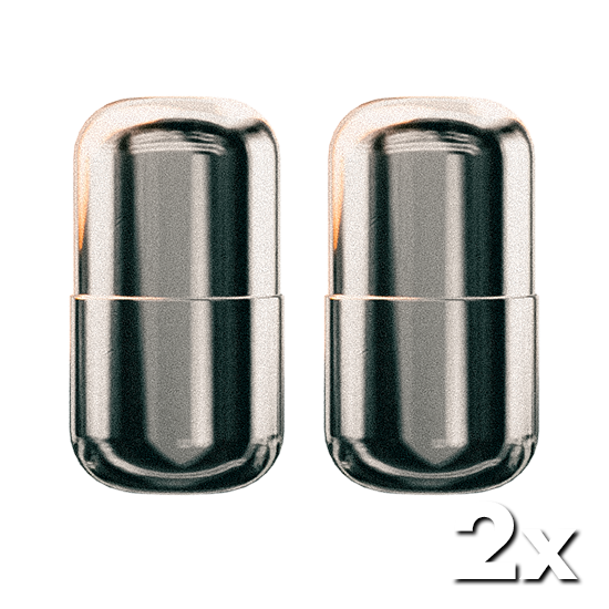 Zwei Seedpills für die sichere Aufbewahrung der Seedburger