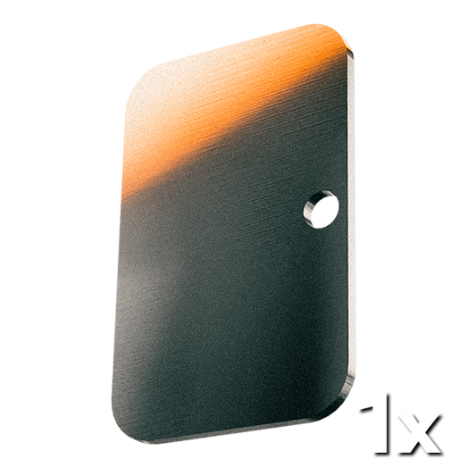 1 Seedplatte aus Edelstahl oder Titan für das Seedwich