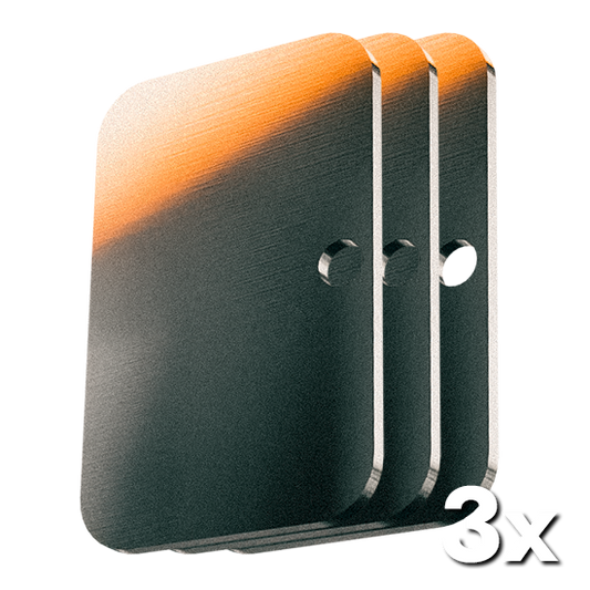 3 Ersatzplatten für das Seedwich von Bitpen für die Bitcoin und Krypto Seed Aufbewahrung