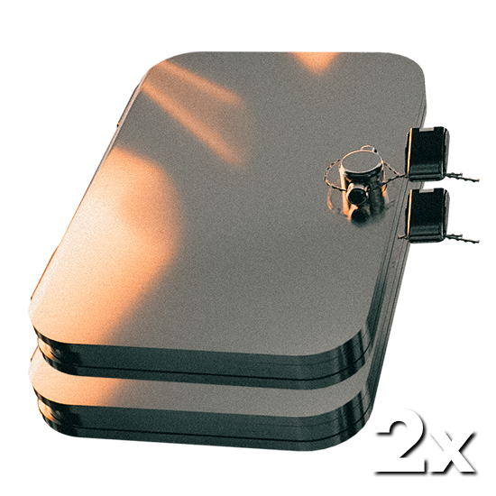 Zwei mal das Seedwich aus Edelstahl 316l